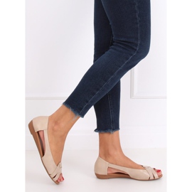 Balerinák bézs színben vágva CC221P Bézs 1