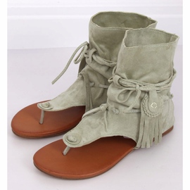 Papucsok celadon felsővel SL1010P Green zöld 1