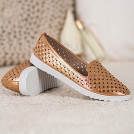 Renda Stílusos urak kristályokkal barna aranysárga 1