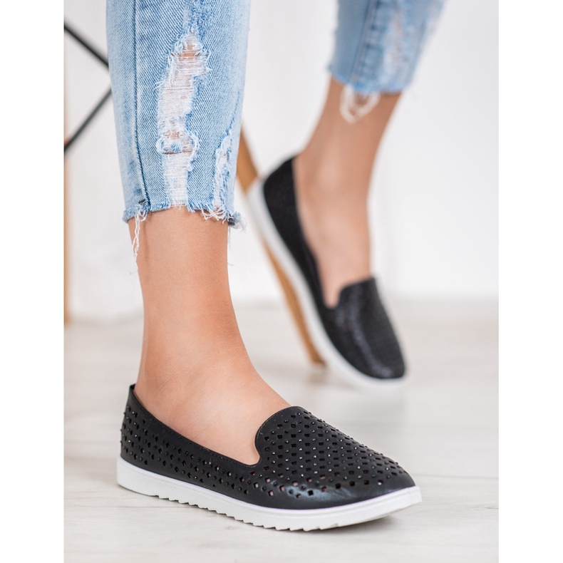 Renda Stílusos urak kristályokkal fekete 2