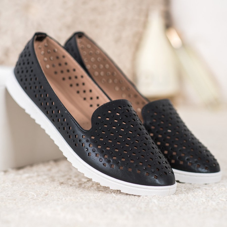 Renda Stílusos urak kristályokkal fekete 1