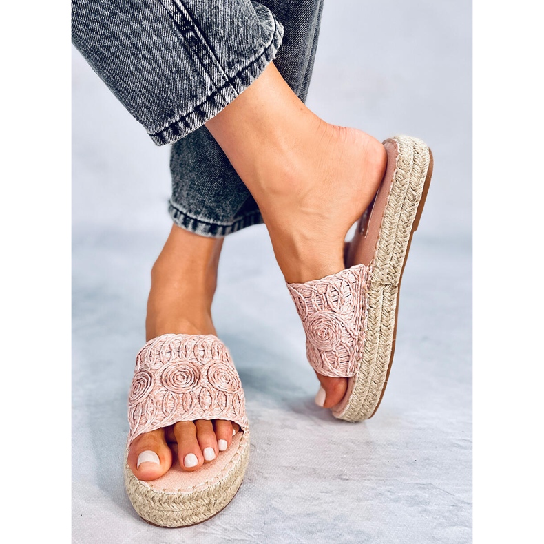 T353P Rózsaszín espadrilles papucs 1 T353P Rózsaszín espadrilles papucs 1