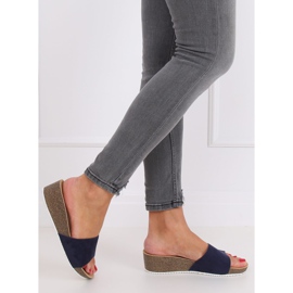 Navy blue papucs G186P Navy sötétkék 2
