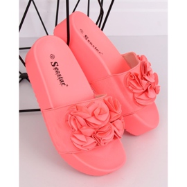 Coral CK148P Korallpapucs magas talpon rózsaszín 1