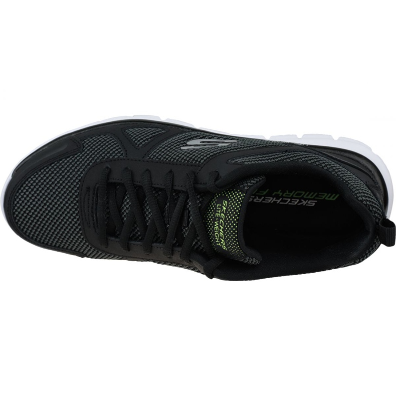Skechers Track-Bucolo M 52630-BKW fekete kék 2