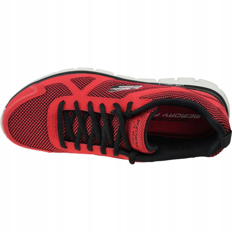Skechers Track-Bucolo M 52630-RDBK Cipő piros 2