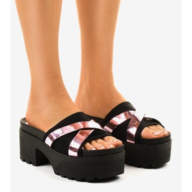 Fekete magassarkú CL-3A309-20 1