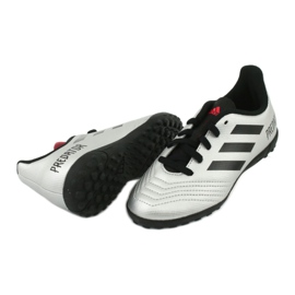 Adidas Predator 19.4 Tf Jr G25825 futballcipő ezüst 4 Adidas Predator 19.4 Tf Jr G25825 futballcipő ezüst 4