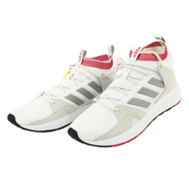 Adidas Questarstrike Mid M G25775 cipő fehér piros szürke 2 Adidas Questarstrike Mid M G25775 cipő fehér piros szürke 2