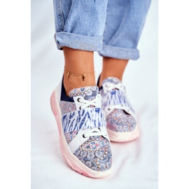 Sportcipő Női bőrcipő Maciejka 04448-27 barna sötétkék 2