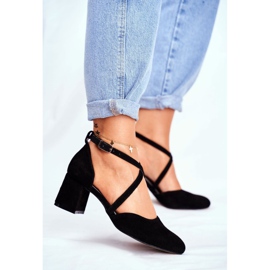 Női szivattyúk Maciejka Bőr Fekete 04070-01 1