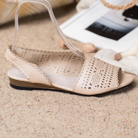 Goodin Fényes arany szandál aranysárga 1