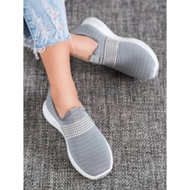 SHELOVET Csúsztatható sportcipő szürke 2