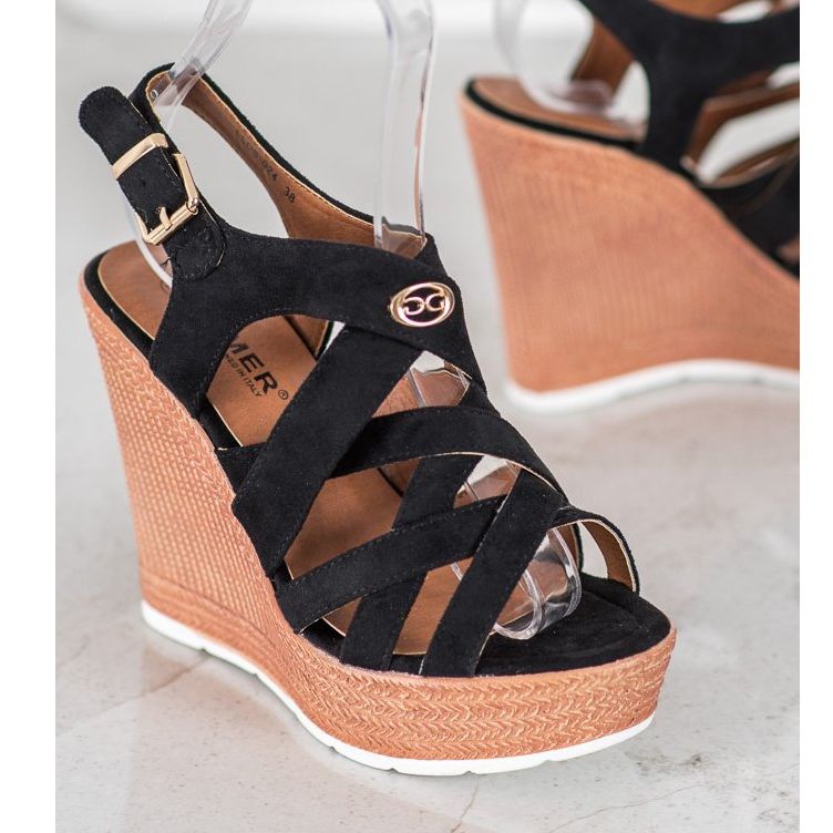 Comer Divat ék szandál fekete 1