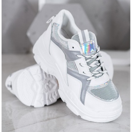 Sweet Shoes Kötve Cipők fehér szürke 2