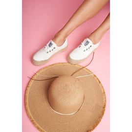 Női espadrilles Big Star White FF274143 fehér 2