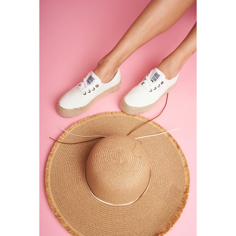 Női espadrilles Big Star White FF274143 fehér 2