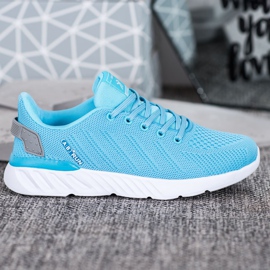 Ax Boxing Könnyű áttört sportcipő kék 2