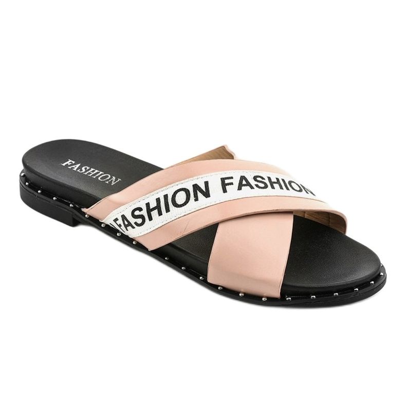 Rózsaszín divat 888-1 papucs 1