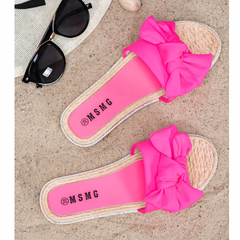 SHELOVET Stílusos rózsaszín papucs 2 SHELOVET Stílusos rózsaszín papucs 2