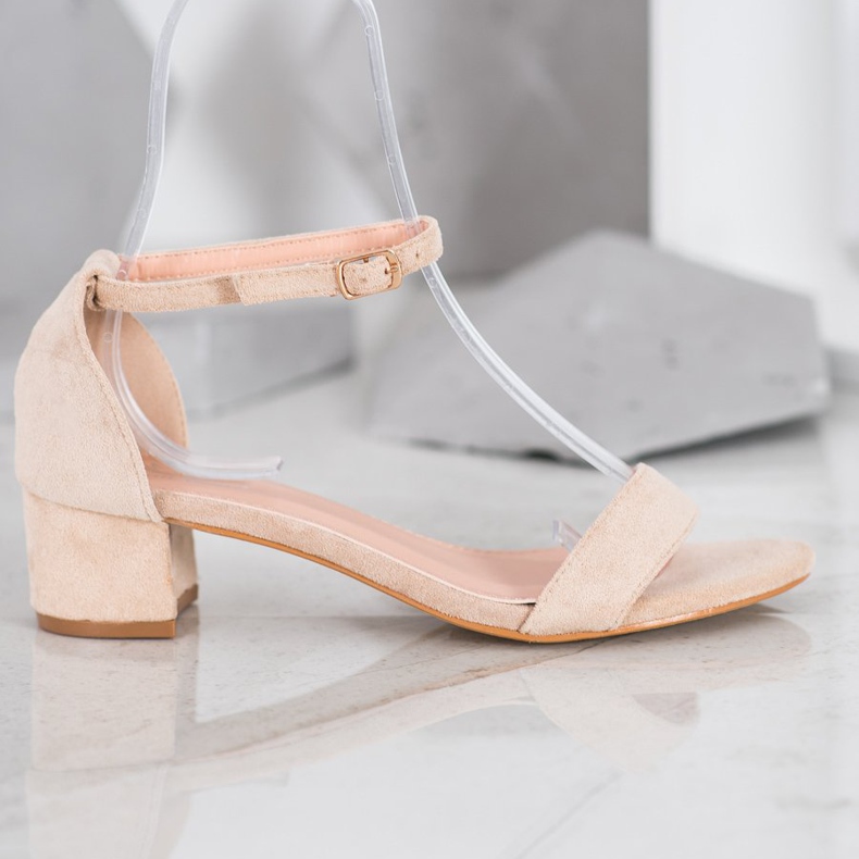 Small Swan Alacsony sarkú szandál barna 2