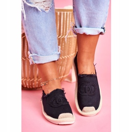 PS1 Flaure fekete női espadrillák 2 PS1 Flaure fekete női espadrillák 2