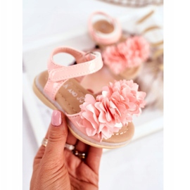 FRROCK Gyermek szandál tépőzárral izzó rózsaszín Milena 2