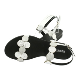 M.Daszyński Daszyński MR1958-1 ezüst szandál körökkel 3