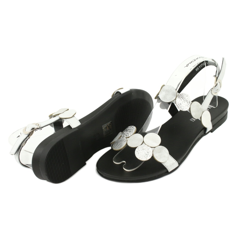 M.Daszyński Daszyński MR1958-1 ezüst szandál körökkel 2