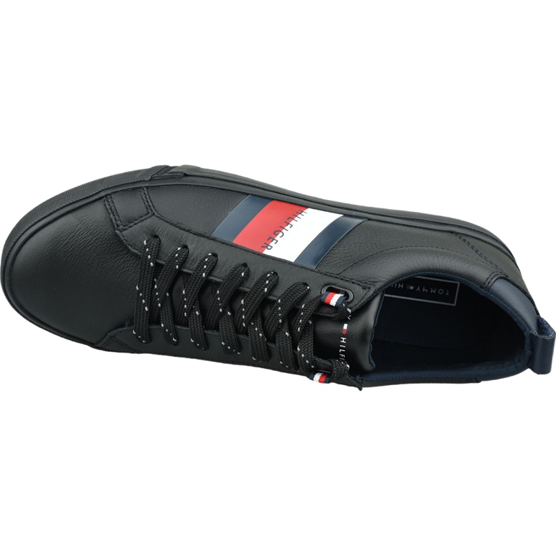 Cipő Tommy Hilfiger Flag Detail Bőr Sneaker M FM0FM02576 Bds fekete 2