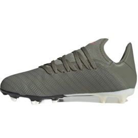 Adidas X 19.3 Fg Jr EF8374 futballcipő khaki 2