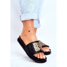 ADY Női papucs soha nem adja fel2 Arany Fekete 1 ADY Női papucs soha nem adja fel2 Arany Fekete 1