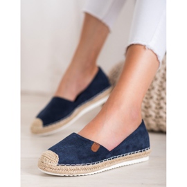 SHELOVET Klasszikus espadrillák kék 1 SHELOVET Klasszikus espadrillák kék 1