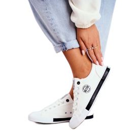 Női cipők Big Star White FF274228 fehér fekete 3