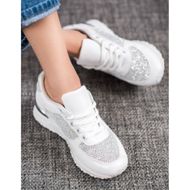 SHELOVET Stílusos fehér sportcipő 2