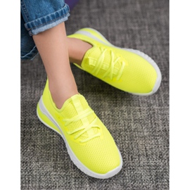 SHELOVET Textil cipők sárga 1