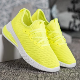 SHELOVET Textil cipők sárga 2