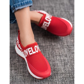 Weide Red Slipony Love piros 1