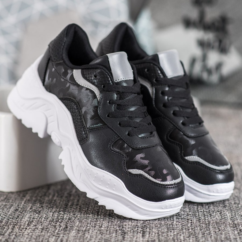 SHELOVET Könnyű cipők fekete 2