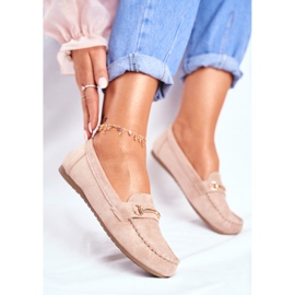 BUGO Női cipők Suede Beige Dive bézs 2