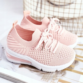 FRROCK Gyermek sportcipő fűzős rózsaszín Lena 1