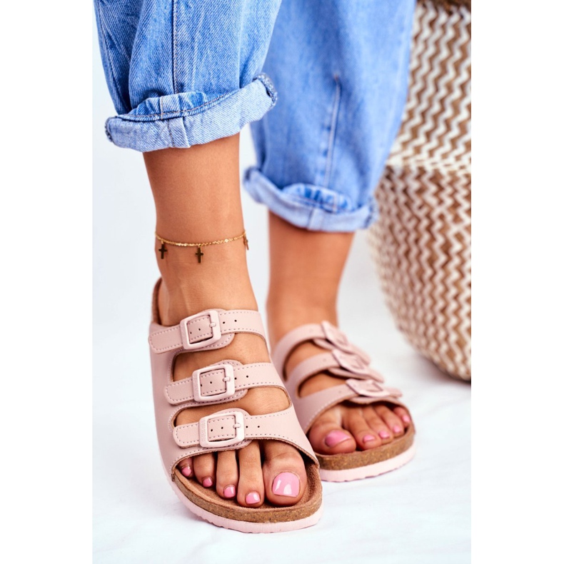 Női papucs Big Star Powder Pink FF274627 rózsaszín 1