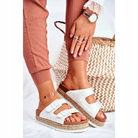 Női papucs Big Star White FF274665 fehér 1