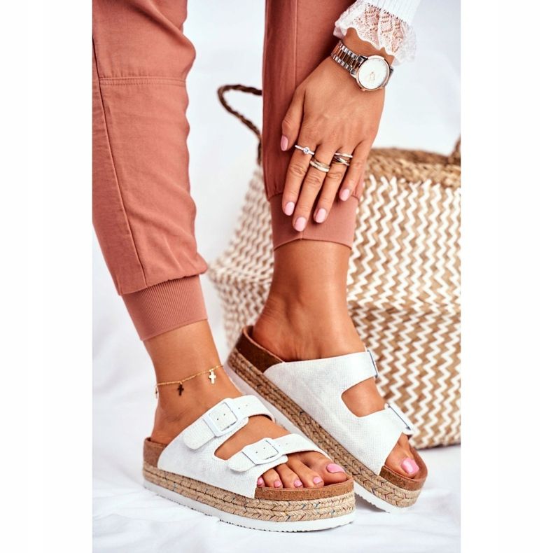 Női papucs Big Star White FF274665 fehér 1