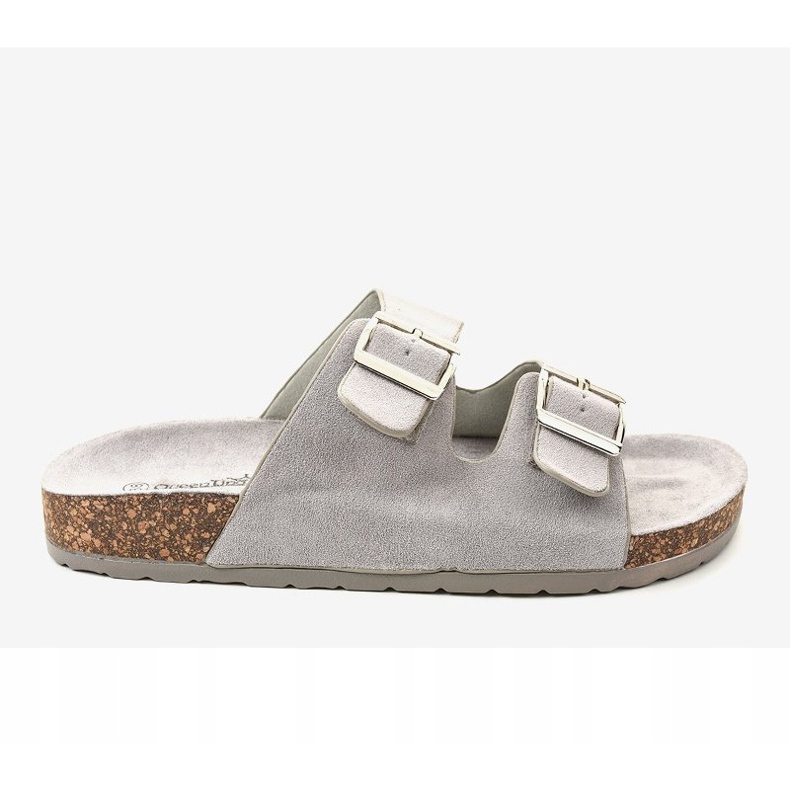 Szürke papucs csattal BL3100-SF 2