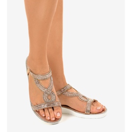 Pezsgő lapos szandál 127-88 rózsaszín 2