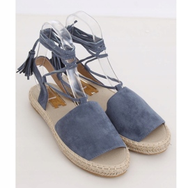 Kék női espadrilles BB25 Blue 1