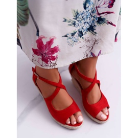 BUGO Női szandál Espadrilles Red Margus piros 2