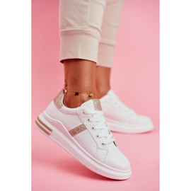 Női sportcipő White Gold Glitter Narval fehér sárga 1