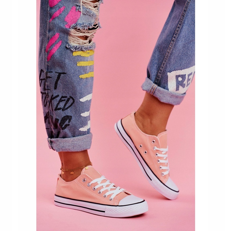 PS1 Női klasszikus Omerta lazac cipők rózsaszín 1